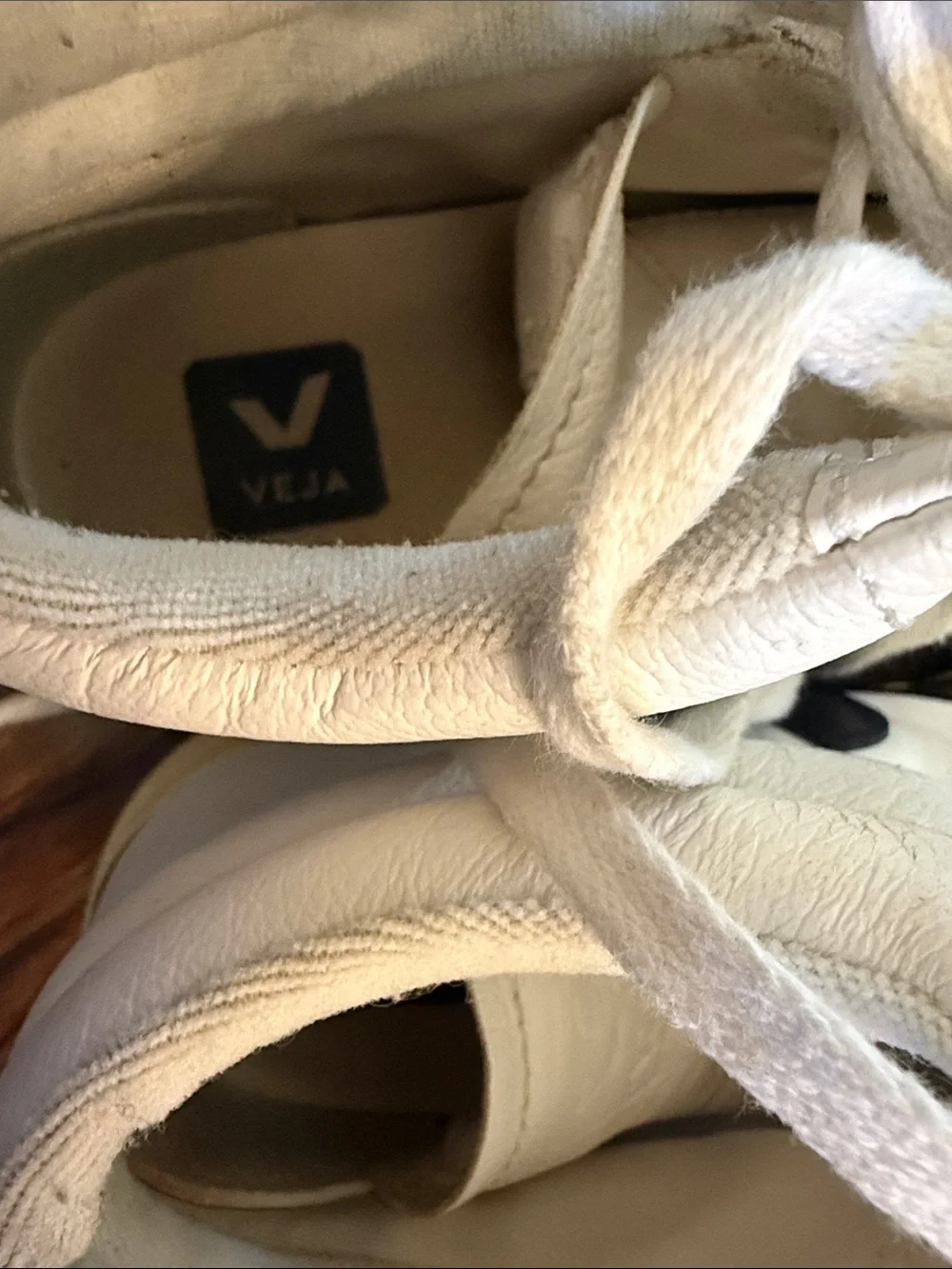 Veja Minotaur High-Top Sneakers with Black V, size 6